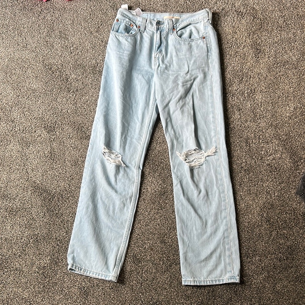 Levi’s low pro straight jeans